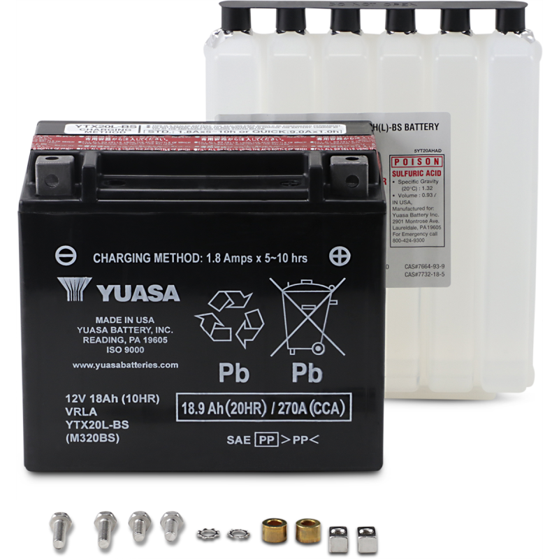 BATTERIE YTX20L-BS SANS ENTRETIEN