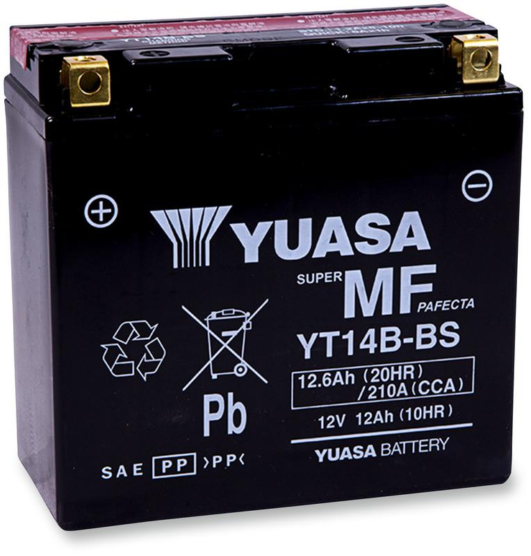 BATTERIE YUASA YT14B-BS SANS ENTRETIEN