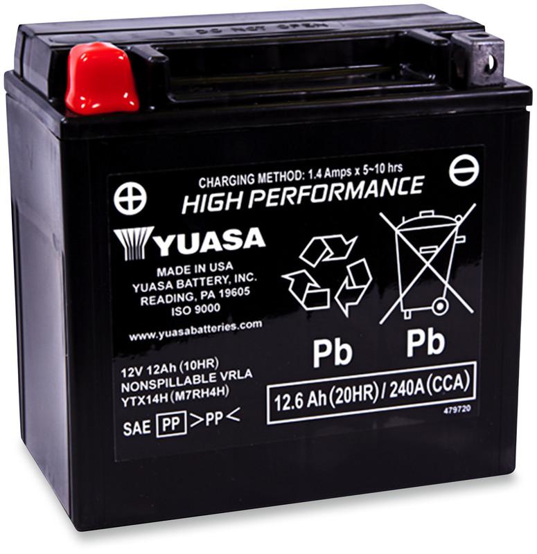 YTX14H BATTERIE ACTIVEE YUASA