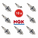 Set of 10 NGK BPMR7A Spark Plugs - The Standard for Chainsaws, Snow Blowers & Grass Trimmers (Stihl/Husqvarna)