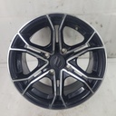 front alum. rim 14", alum rim, black