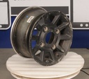 rear rim 14x8 cast, flash black
