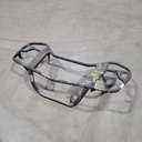 black, rear luggage rack