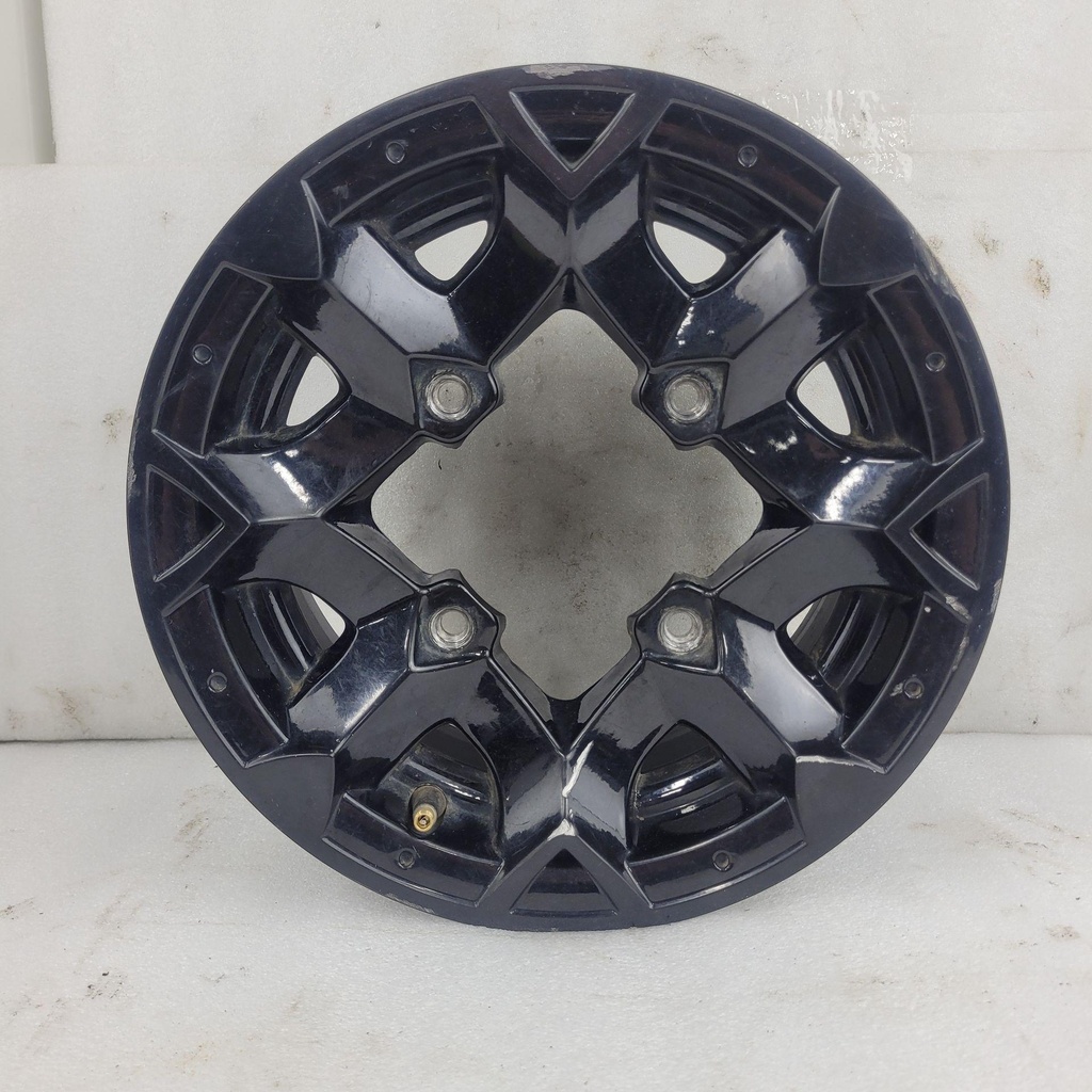 deep black, 12 inch rim x 6