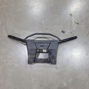 bumper weld, front, matte black