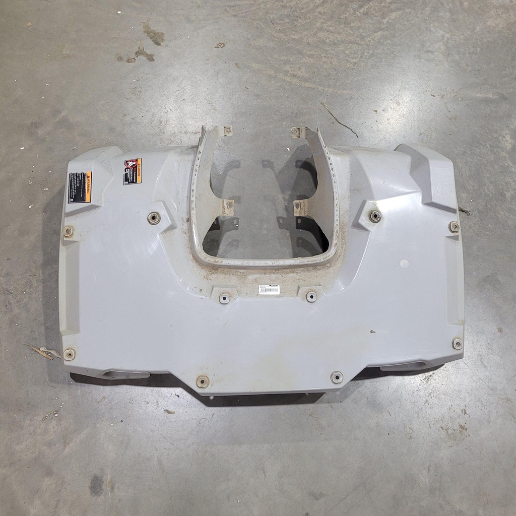 cab assembly, rear, ghost gray