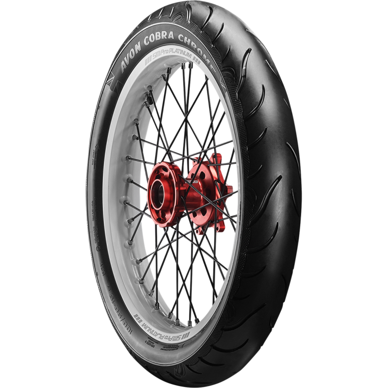 [10-0305-0623] 130/60B19 61V AV91 COBRA CHROME FRONT
