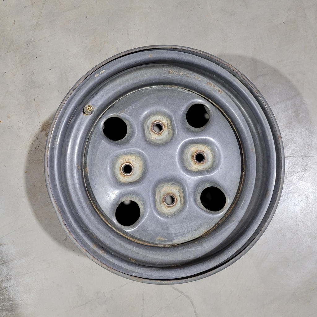 wheel,steel-ptd blk (12x7.5)