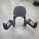 backrest cover model platinum silver satin