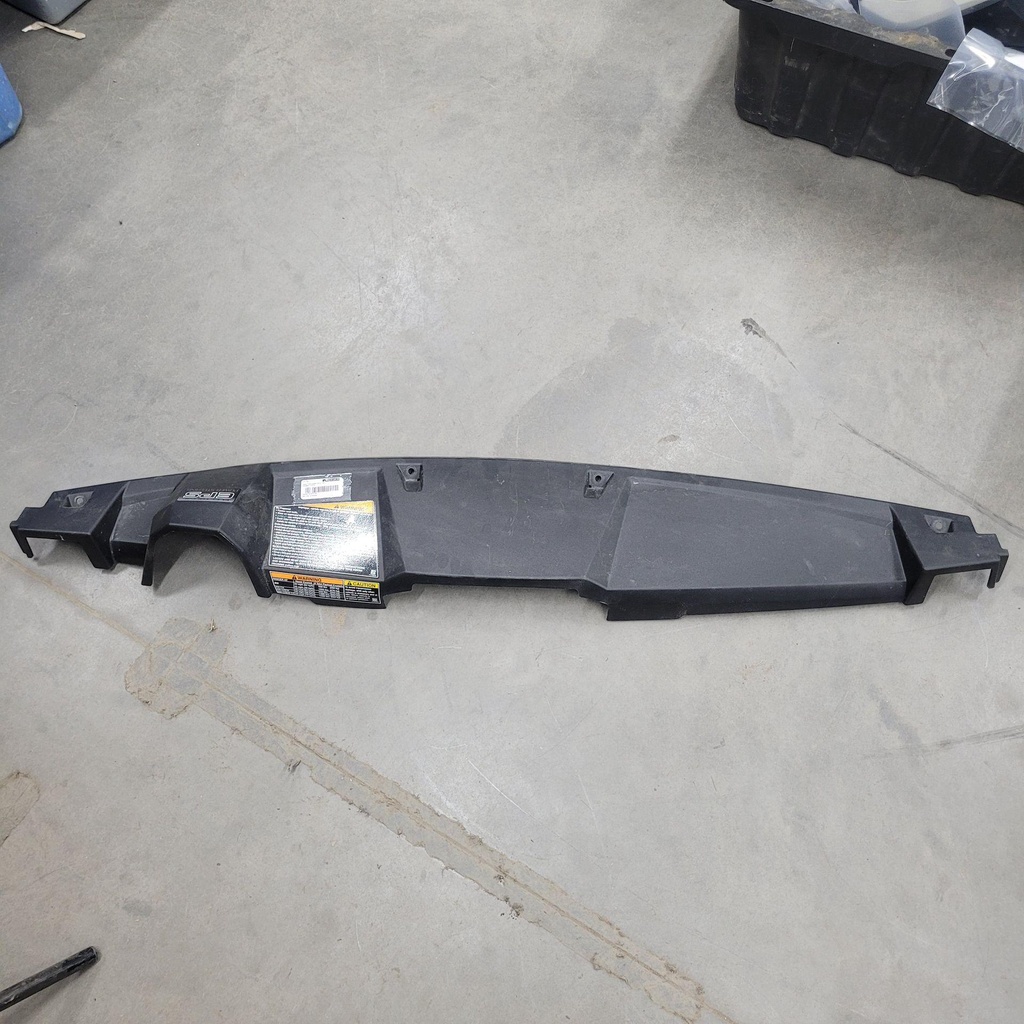 upper dash panel, gloss black