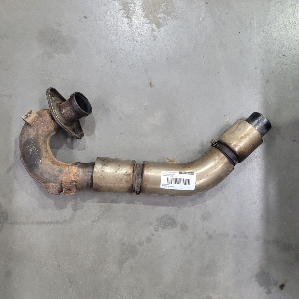 front exhaust pipe