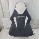 back rest. black and white