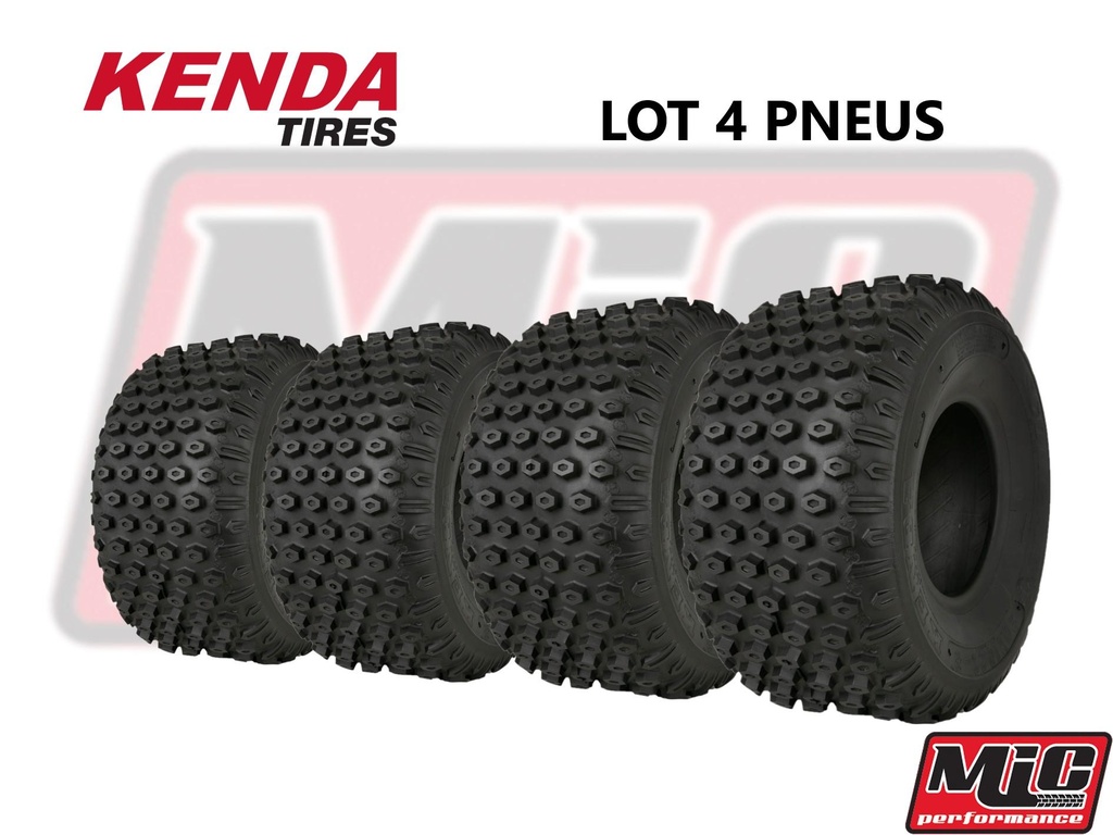 [LOT-10-K2908] Lot 4 Pneus 16x8-7 scorpion