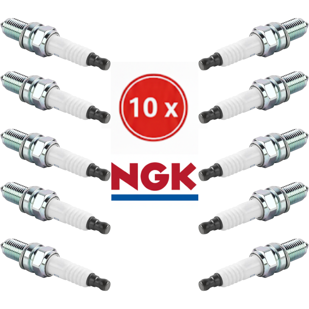 [DCPR7E] Set of 10 NGK DCPR7E Spark Plugs for Harley-Davidson Twin Cam & Sportster (Replaces 6R12)