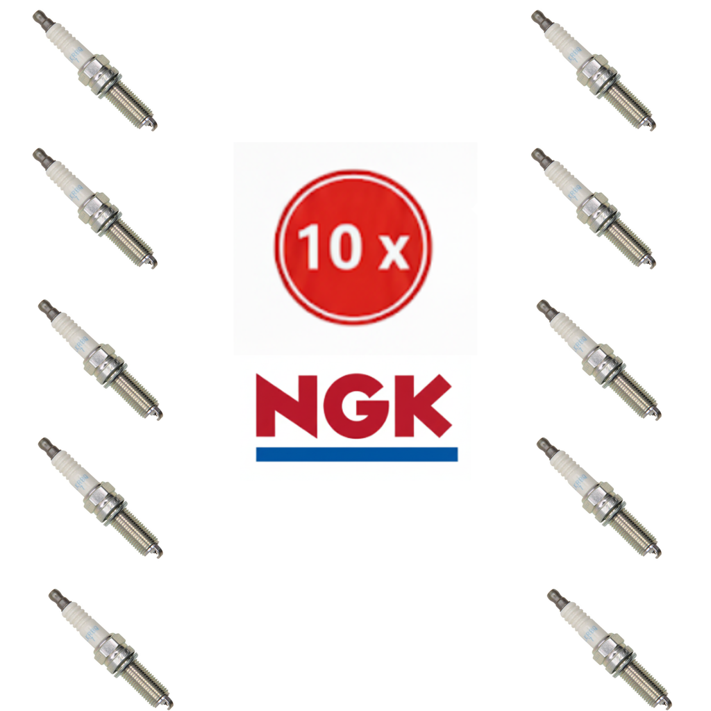 [ILKR8Q7] Set of 10 NGK Laser Iridium ILKR8Q7 Spark Plugs - Original Equipment for BRP 900 ACE Turbo Engine (Ski-Doo/Sea-Doo)