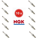 Set of 10 NGK Laser Iridium ILKR8Q7 Spark Plugs - Original Equipment for BRP 900 ACE Turbo Engine (Ski-Doo/Sea-Doo)