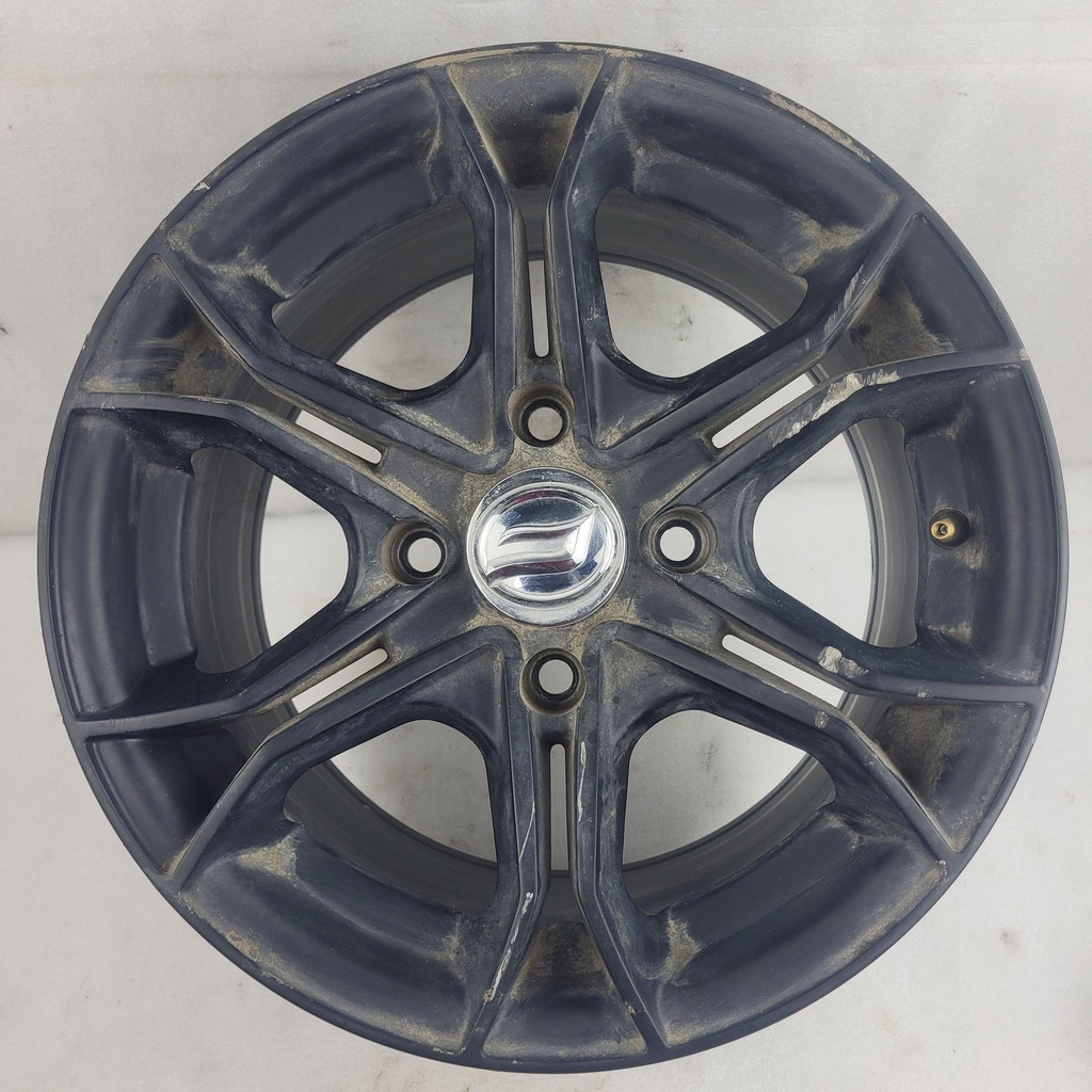 (new ref. 9awv-110100-8000) rear rim, matt black 14", alum. rim, bake matte black