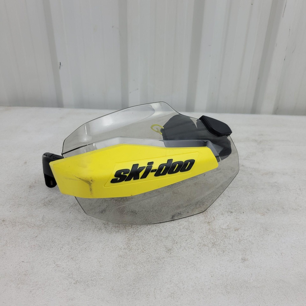 sunburst yellow, lh cap, ski-doo sunburst yellow handguards