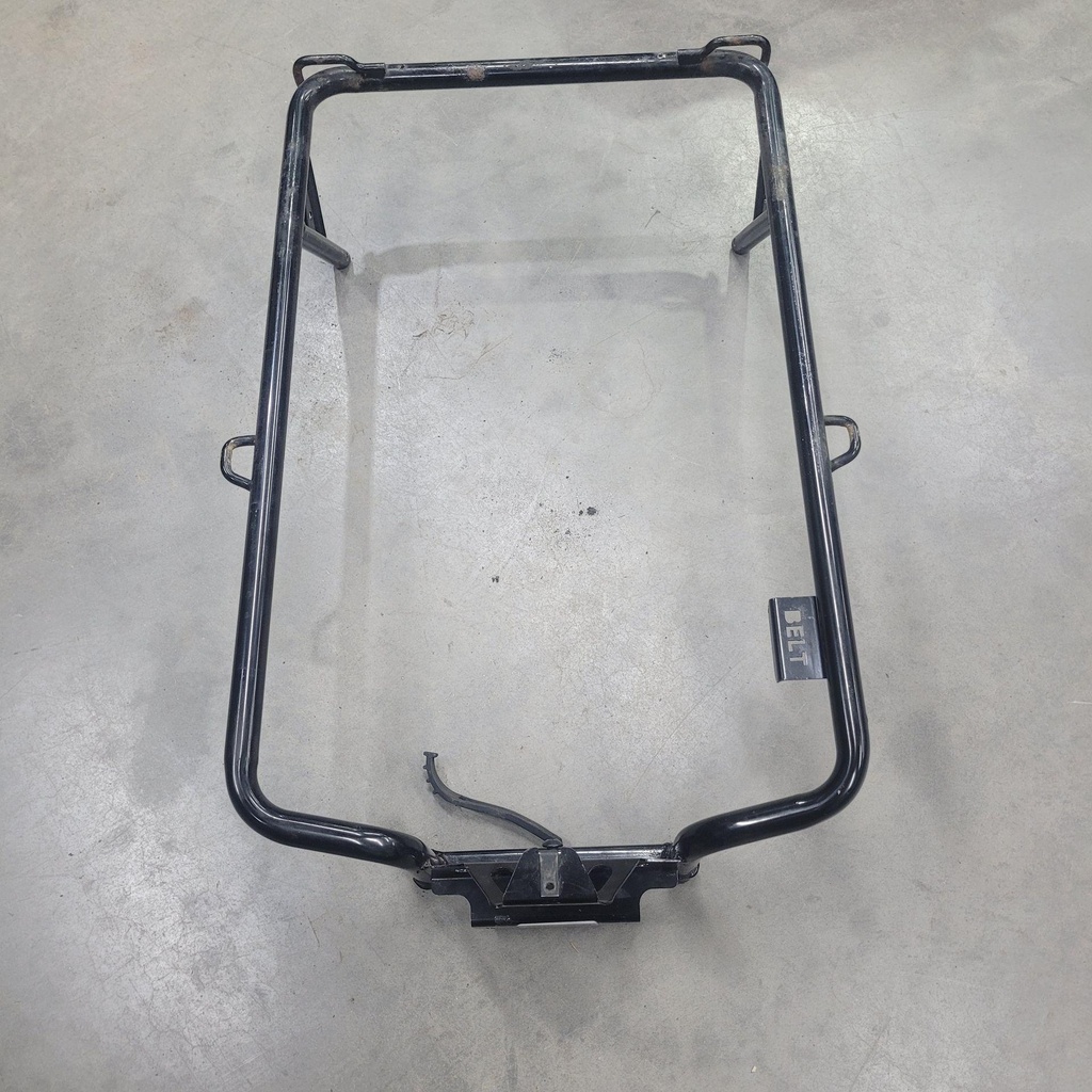 [5706-635-001] rack, rear - black