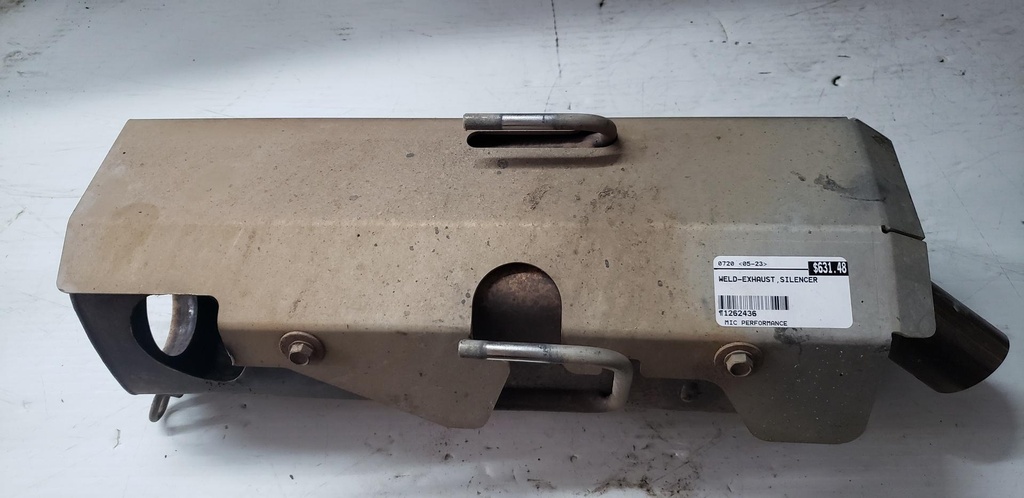 EXHAUST SILENCER WELD