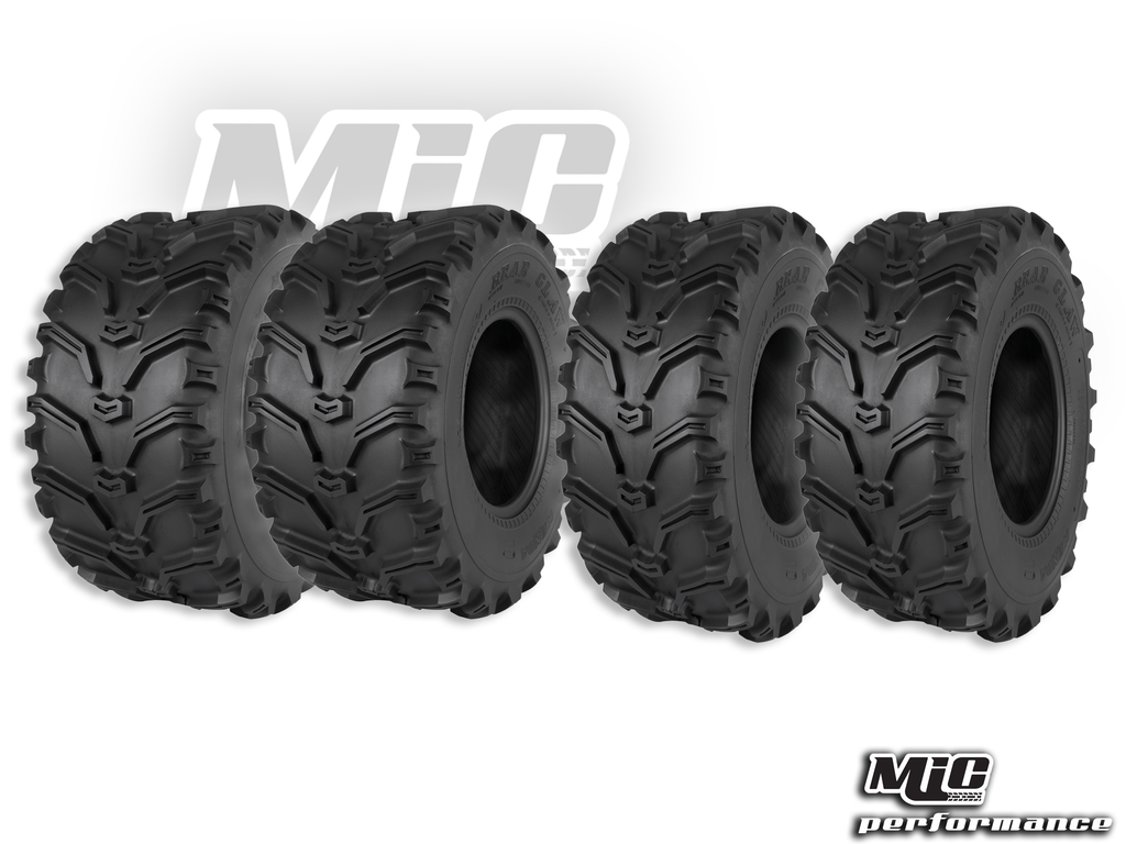 [10-K29911-K29912] 2x 25x8-12 / 2x 25x10-12 BEARCLAW 6 PLY KENDA