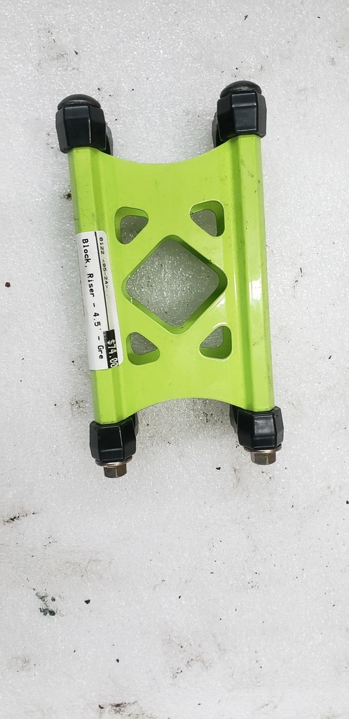 Block, Riser - 4.5" - Green