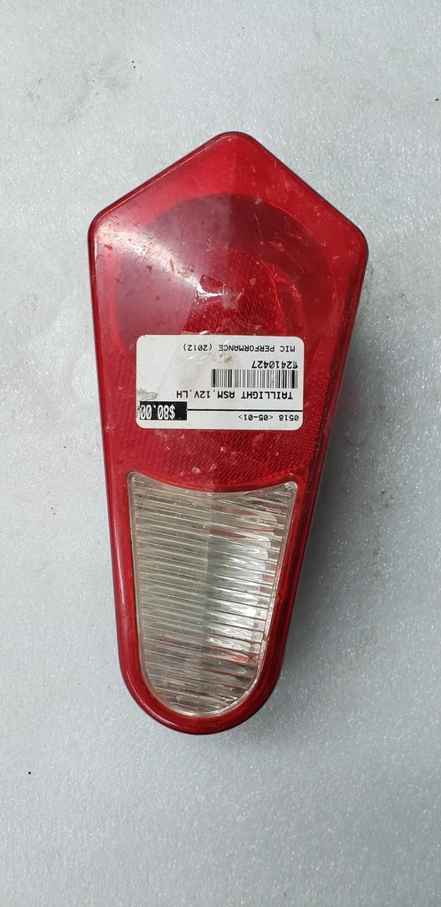 taillight assembly, left, 12v