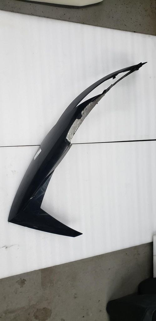 hood w/decals - left - black (inc. 2-5)