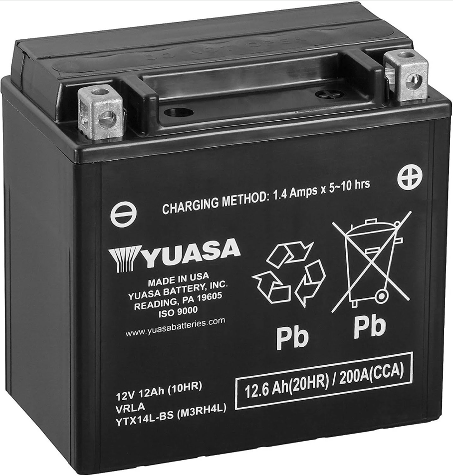 [10-YTX14L-BS] YTX14L-BS BATTERIE YUASA