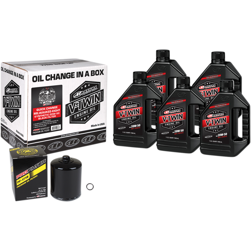 [10-3601-0722] KIT OIL CHANGE QK SYN MIL 8 BLK