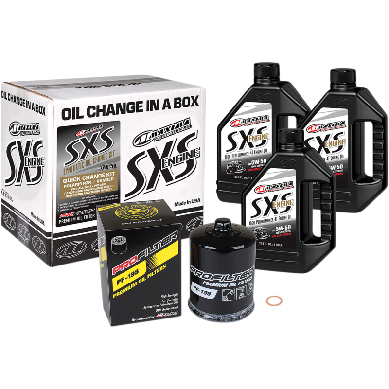 [10-3601-0728] MAXIMA SXS KIT FULL SYNTHETIC 5W50