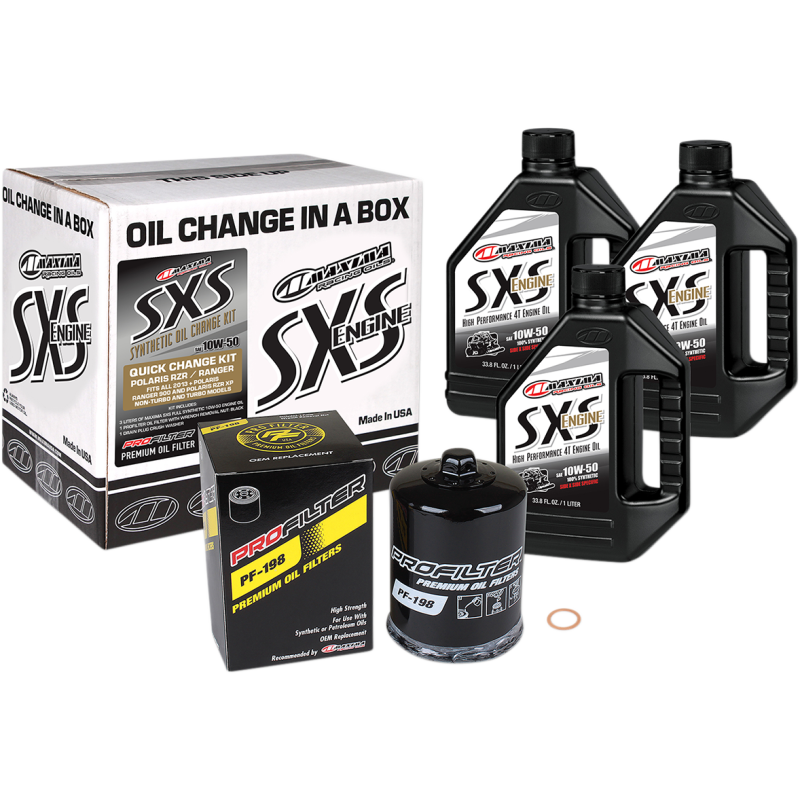[10-3601-0729] MAXIMA SXS KIT FULL SYNTHETIC 10W50