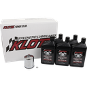 BASIC 5 QUART SYNTHETIC ENGINE OIL AND CHROME FILTER KIT
