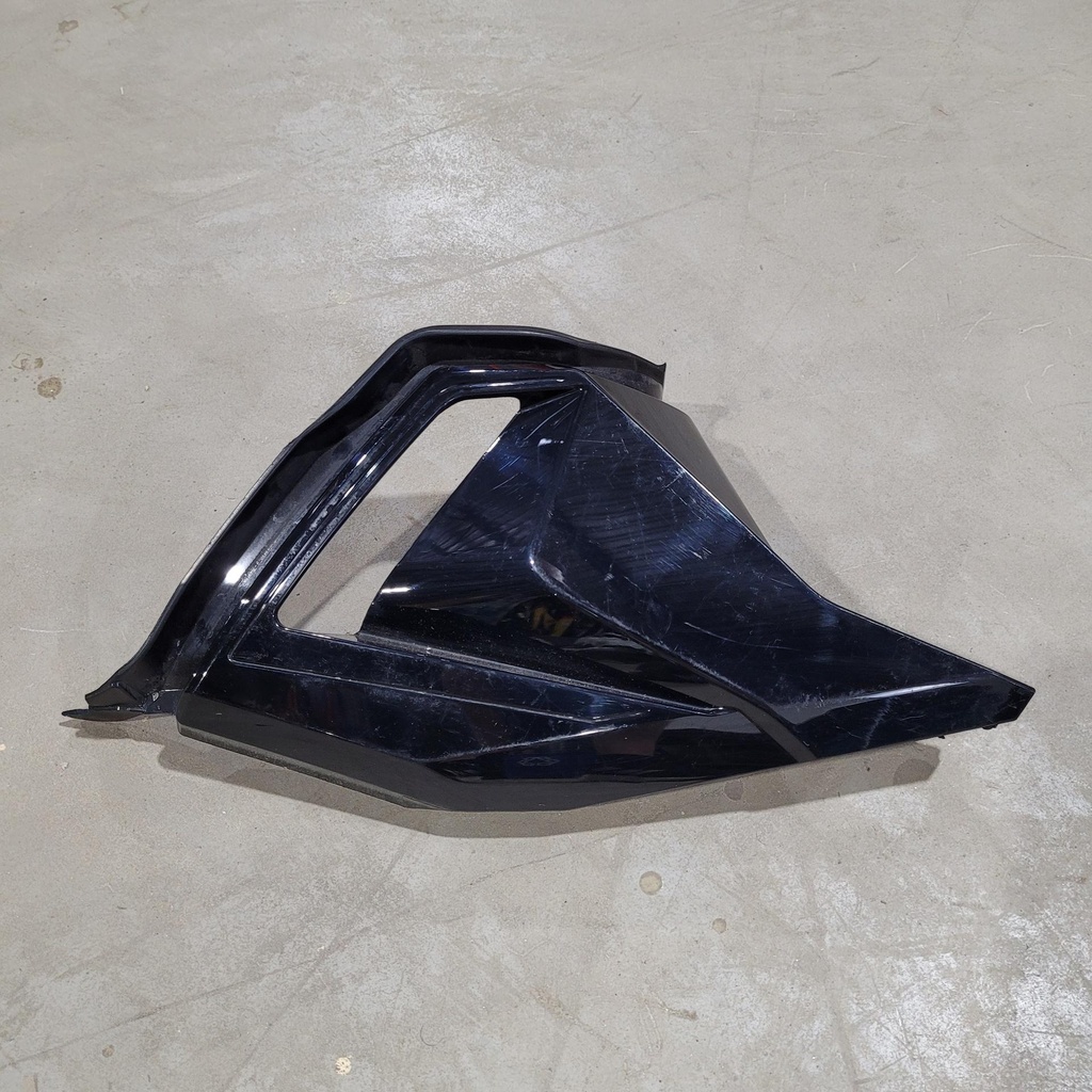Deep Black, LH Side Bottom Pan Panel Deep Black Foot Panel Closed With Large Hole Models