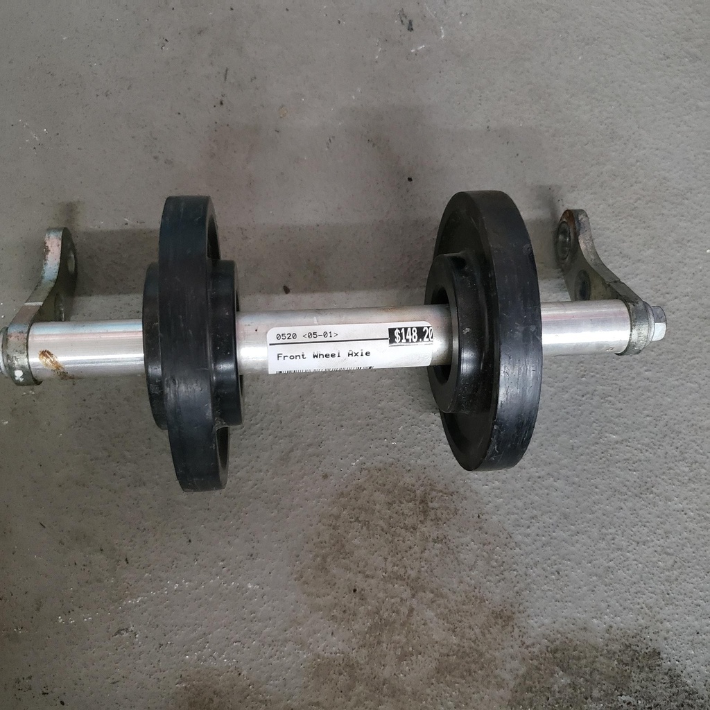 front wheel axle