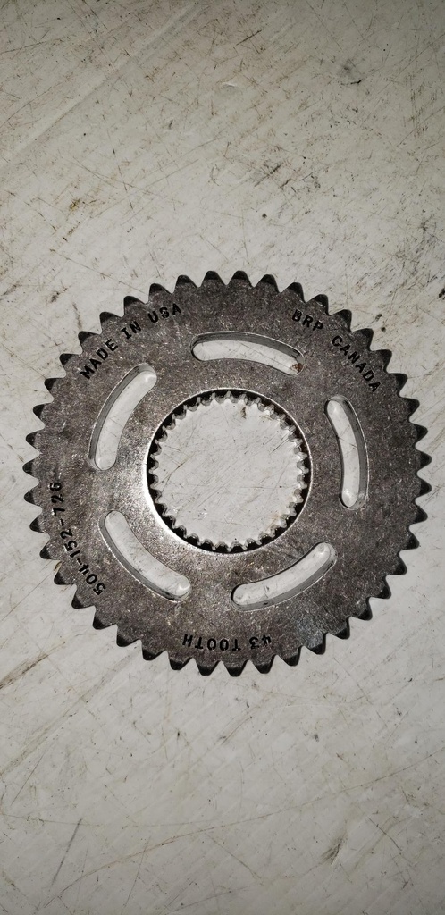 [504152726-001] sprocket, 43 teeth tr15x129x1.5ir (504152726-001)
