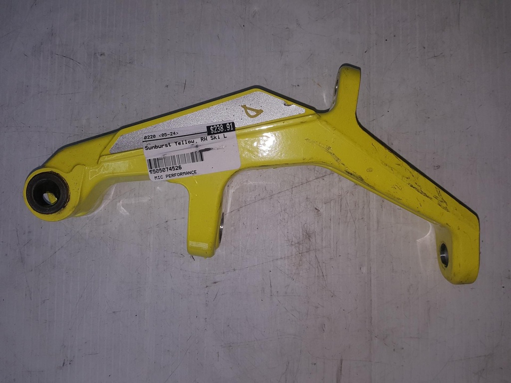 [505074526-001] sunburst yellow, rh ski leg sunburst yellow item (505074526-001)