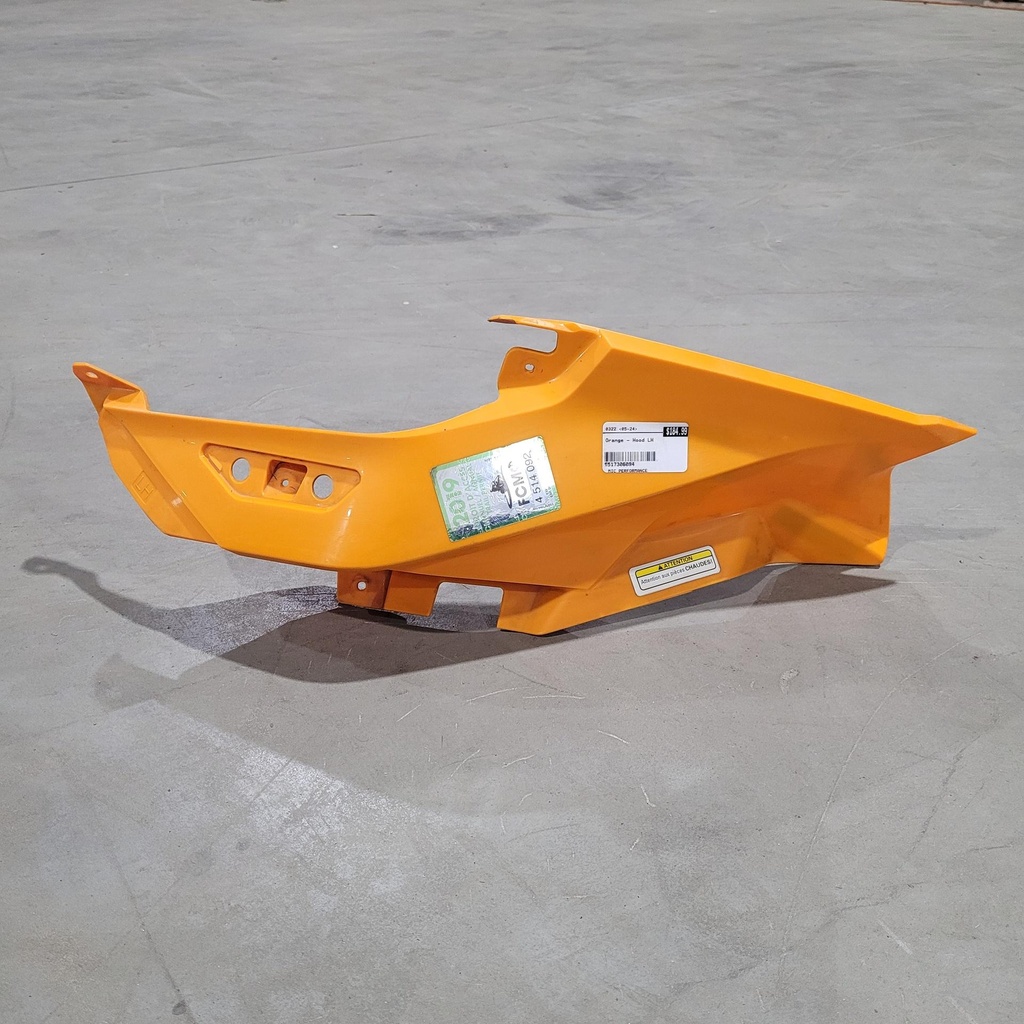 Orange - Hood LH - 517306094 SKI DOO