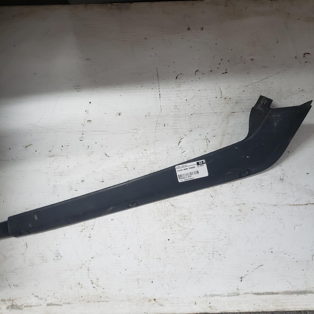 FENDER FLARE, REAR, LEFT, GLOSS