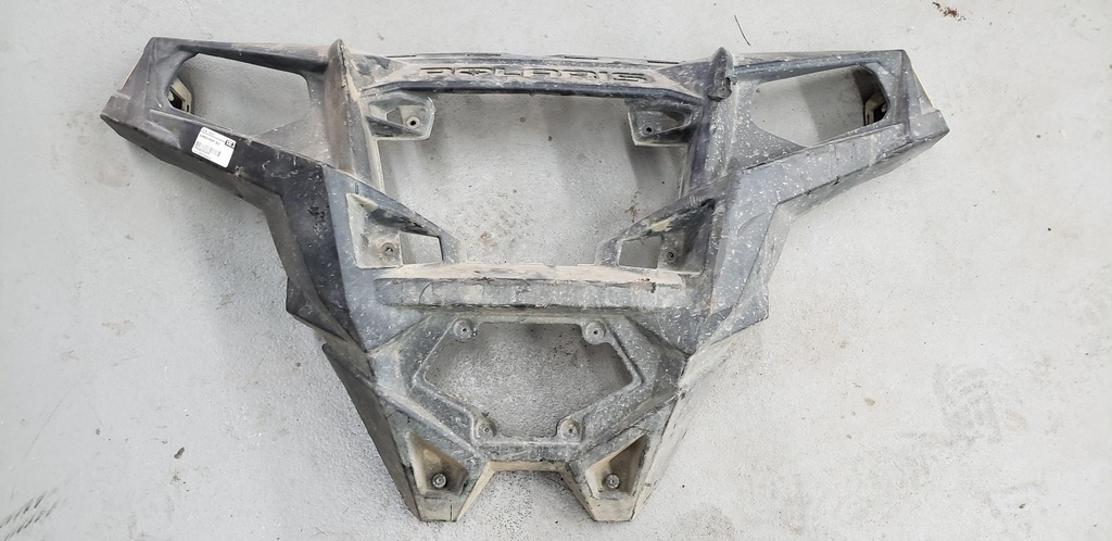 bumper, front, gloss black