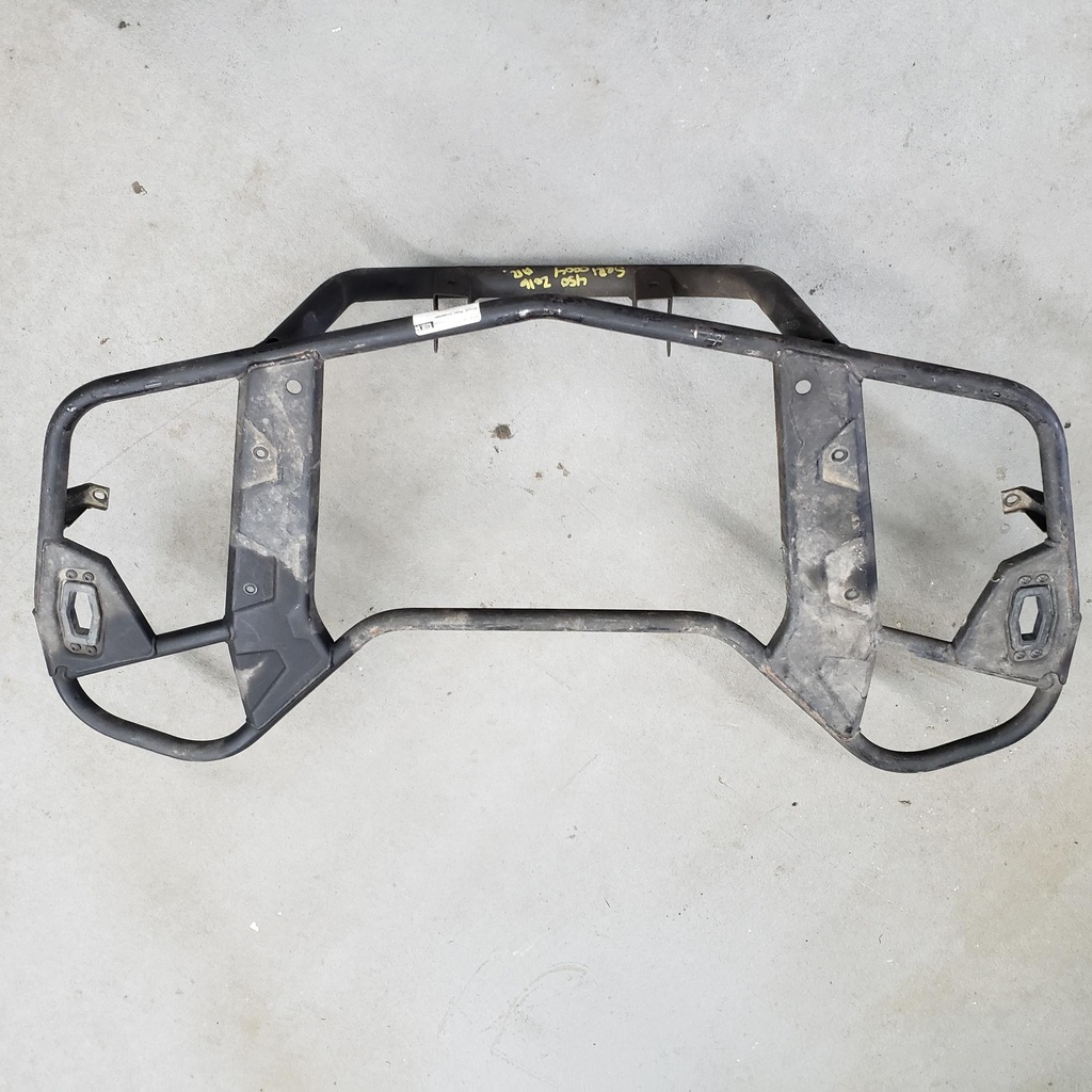 black, rear luggage rack