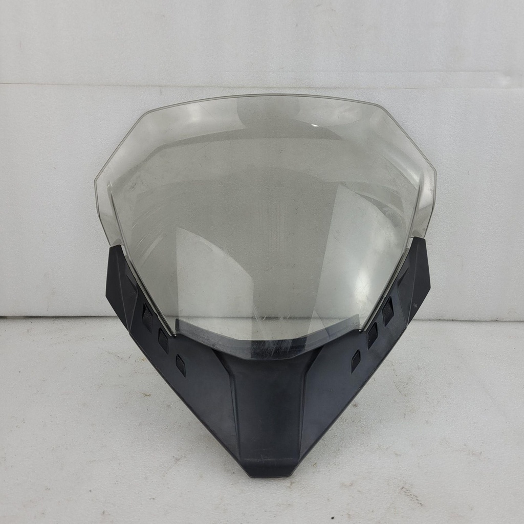 black, low windshield kit