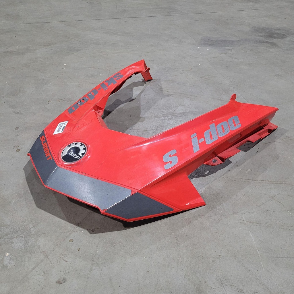 can-am red, front hood model lava red/black