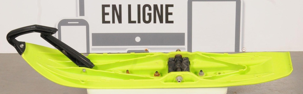 ski, plastic - green