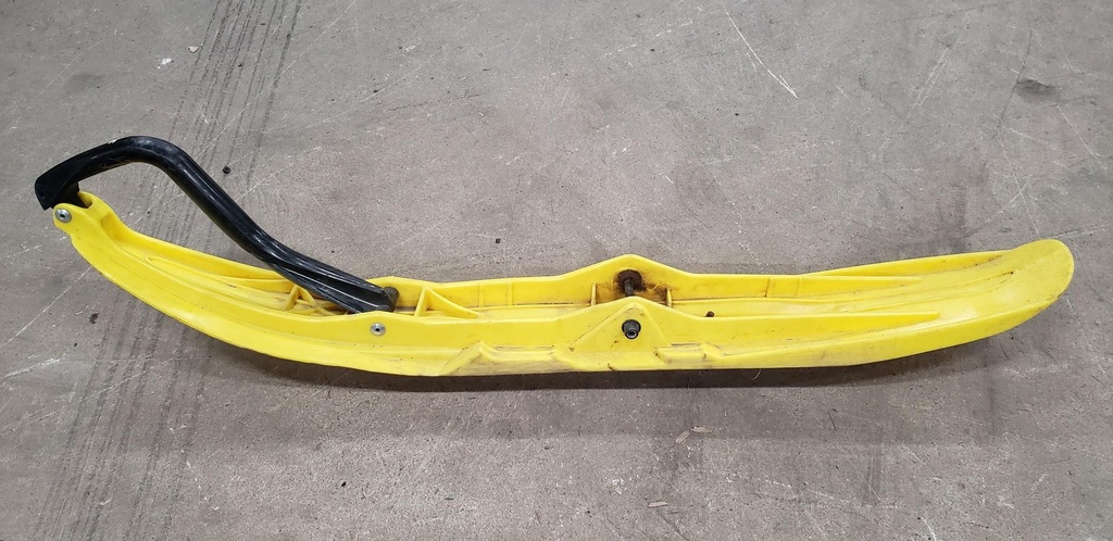 sunburst yellow, ds ski skis pilot deep snow ii round runner - sunburst yellow