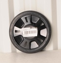 black, wheel ass'y 152 mm