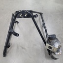 support, steering - black
