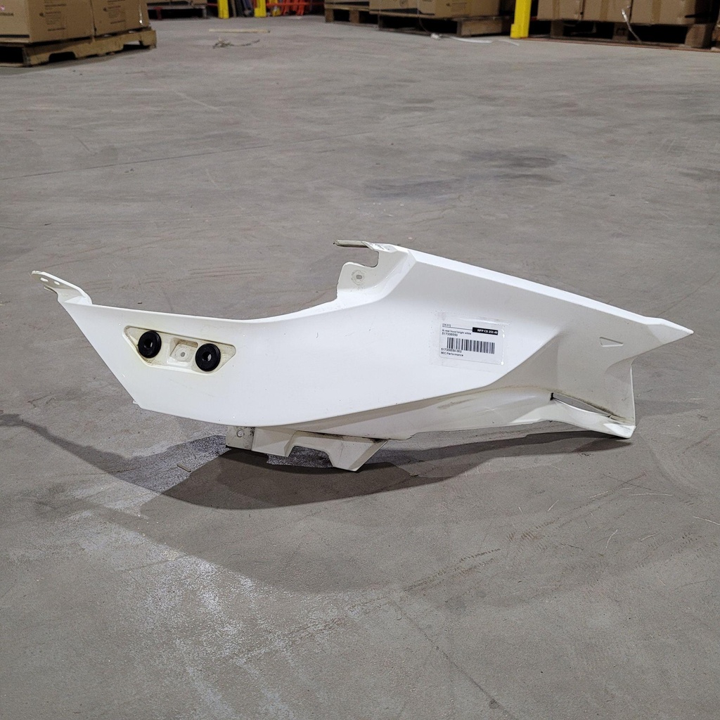 lh rear hood bright white